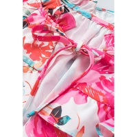 Azura Exchange Ruffle Flutter Sleeve Floral Print Blouse - XL thumbnail