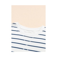 Azura Exchange Striped Print Ribbed Trim Long Sleeve Top - XL thumbnail