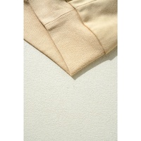 Parchment Two Tones Ribbon Bow Ruffle Sleeve Top - XL thumbnail