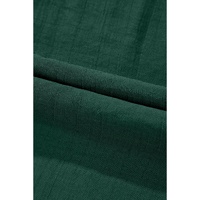 Green Bay Eyelet Embroidered Sleeve Tie V Neck Blouse - L thumbnail