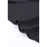 Black Forever Tonight Button Tie Top - M thumbnail