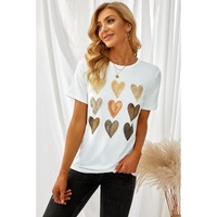 Azura Exchange Kind Heart Print T-shirt - L thumbnail