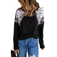 Azura Exchange Leopard Snakeskin Print Long Sleeve Top - L thumbnail