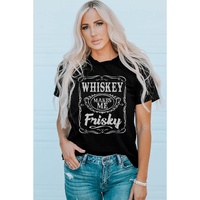 Azura Exchange Frisky Print Crewneck Graphic Tee - S thumbnail