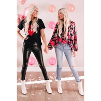 Azura Exchange Heart Shaped Glitter Print T-Shirt - 2XL thumbnail