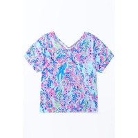 Azura Exchange Floral Print Oversized T-Shirt - S thumbnail