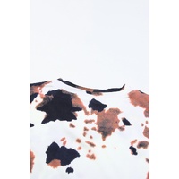 Azura Exchange Pattern Print V Neck T-Shirt - S thumbnail