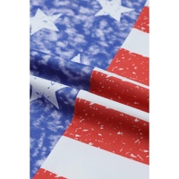 Azura Exchange American Flag Print Distressed Crew Neck T-Shirt - L thumbnail