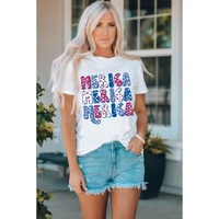 Azura Exchange Graphic Tee with MERICA Flag Element - M thumbnail