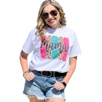 Azura Exchange Leopard Brush Stroke Graphic Print T-Shirt - S thumbnail