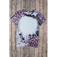 Azura Exchange Leopard Print Bleached Tee - L thumbnail