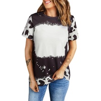 Azura Exchange Tie Dye Bleached Crew Neck T-Shirt - L thumbnail