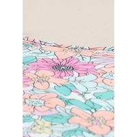 Azura Exchange Bohemian Flower Print Flowy Short Sleeve Top - S thumbnail