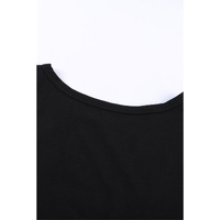 Azura Exchange Mixed Cotton Crew Neck T-Shirt with Holes - M thumbnail