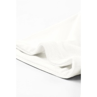 White Casual Plain Crew Neck Tee - XL thumbnail