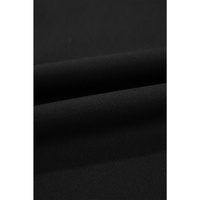 Black Mock Neck Thermal Lined Long Sleeve Tee - S thumbnail