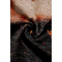 Gold Flame It's Fall Yall Halloween Pumpkin Graphic Bleached Top - L thumbnail