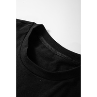 Black Thankful Cow Print Crew Neck T Shirt - 3XL thumbnail