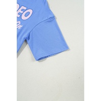 Sky Blue Rodeo Forever Western Graphic Tee - L thumbnail
