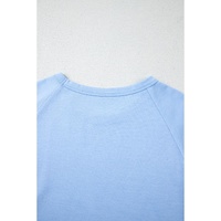 Beau Blue Striped Patch Front Casual Tee - 2XL thumbnail
