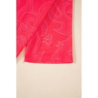 Red Western Girls Mesh T Shirt - L thumbnail
