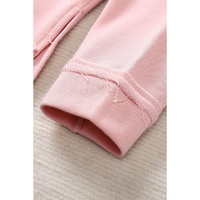 Azura Exchange Frayed Trim Side Slit Sweatshirt - S thumbnail