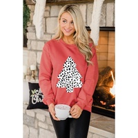 Azura Exchange Leopard Print Pullover Sweatshirt - M thumbnail