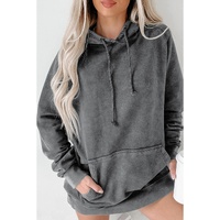 Azura Exchange Mineral Wash Kangaroo Pocket Hoodie - S thumbnail