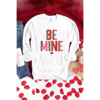 Azura Exchange Leopard Heart Print Long Sleeve Sweatshirt - M thumbnail