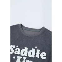 Azura Exchange Saddle Up Graphic Sweatshirt - M thumbnail