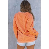Azura Exchange Pumpkin Smile Face Graphic Sweatshirt - L thumbnail