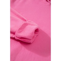 Bonbon Fleece Lined Kangaroo Pocket Drawstring Chunky Hoodie - 2XL thumbnail