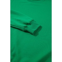 Dark Green Solid Classic Crewneck Pullover Sweatshirt - 2XL thumbnail