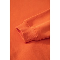 Russet Orange Solid Fleece Lined Drop Shoulder Terry Sweatshirt - 2XL thumbnail