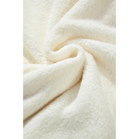 Beige Sherpa HOWDY Patched Pullover Sweatshirt - L thumbnail
