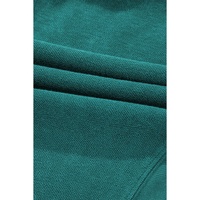 Skobeloff Solid Color Notched Neck Drop Shoulder Sweatshirt - 2XL thumbnail