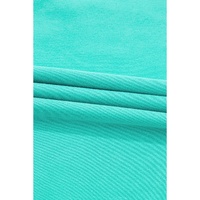 Aruba Blue Plain Drop Shoulder Crewneck Pullover Sweatshirt - L thumbnail