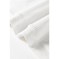 White JOY to the world Ribbed Crewneck Pullover Sweatshirt - S thumbnail