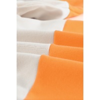 Azura Exchange Colorblock Sweatshirt with Contrast Stitching and Slits - M thumbnail