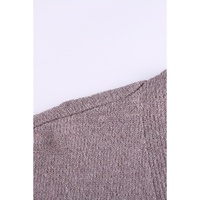 Open Front Colorblock Cardigan with Pockets - S thumbnail