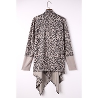 Leopard Open Front Cardigan - M thumbnail