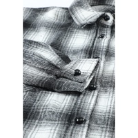 Azura Exchange Plaid Buttons Pocketed Shacket - M thumbnail