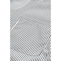 Azura Exchange Striped Boyfriend Shirt with Smocked Cuffs and Pocket - XL thumbnail