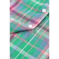 Azura Exchange Plaid Button Down Split Shirt - L thumbnail