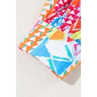 Multicolour Abstract Printed Long Sleeve Casual Shirt - M thumbnail
