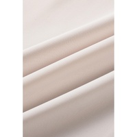 Oatmeal Solid Ruffle Trim Sleeveless Top - L thumbnail