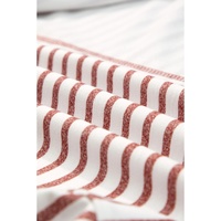 Brown Stripe Colorblock Loose Tank Top - L thumbnail