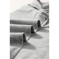 Gray Ribbed V Neck Tank - S thumbnail