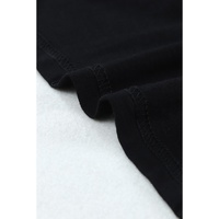 Black Scoop Neck Basic Solid Tank Top - XL thumbnail