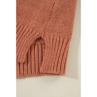 Light French Beige Drop Shoulder Open Front Cropped Cardigan - L thumbnail